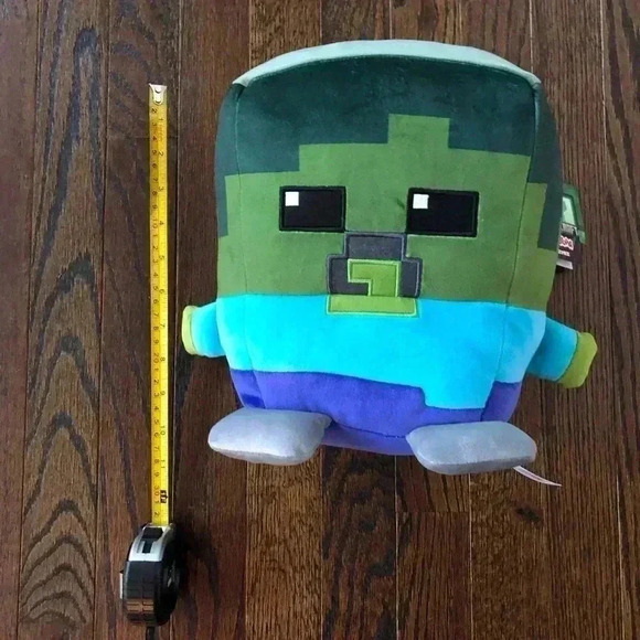 Minecraft Cuutopia by Mattel 10” Zombie Plush - NEW WITH TAGS! - Picture 5 of 5